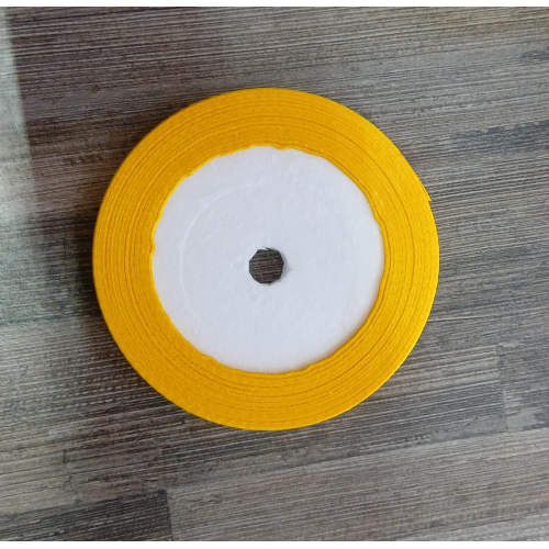 RIBBON SATIN YELLOW 1CM*220M RIBBON SATIN YELLOW 1CM*220M